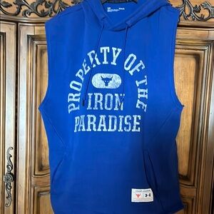 Under Armour Royal Blue Sleeveless Hoodie